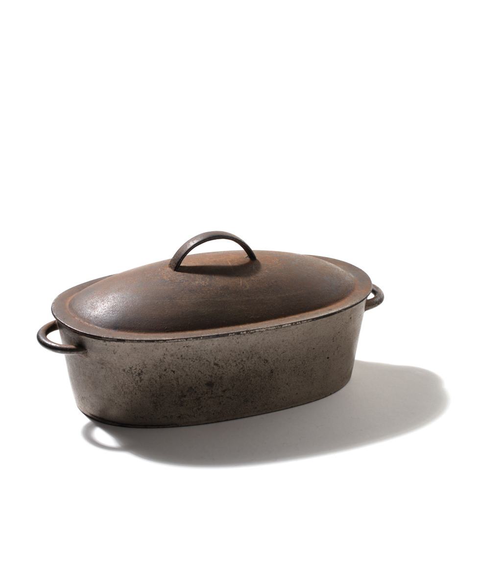 JAN Vintage Cast Iron Oval Roaster